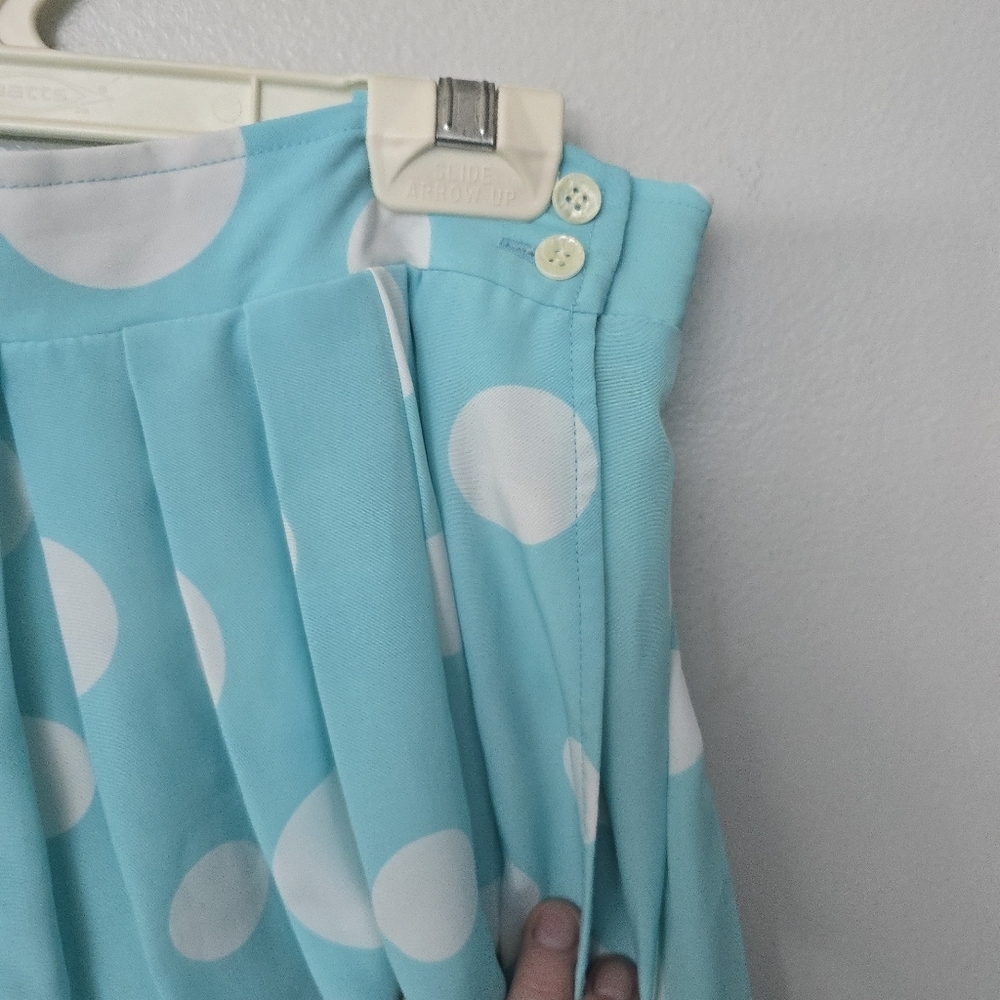 Vtg Oui Petites Tan Day Womens 2 pc Casual Outfit Shirt & Skirt 6 Petite Easter - Picture 12 of 16